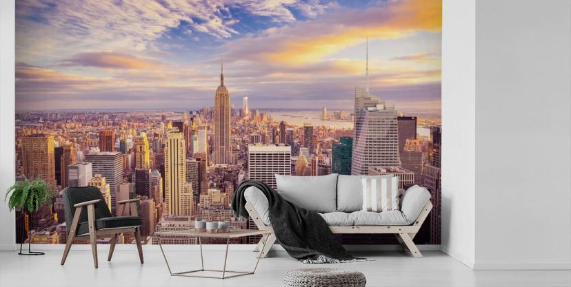 Living Room Wallpaper Murals | Wallsauce US