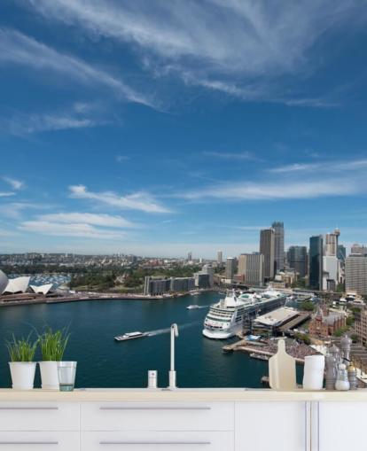 Operahuset är ett landmärke i Sydney tapet Operahuset är ett landmärke i Sydney tapet