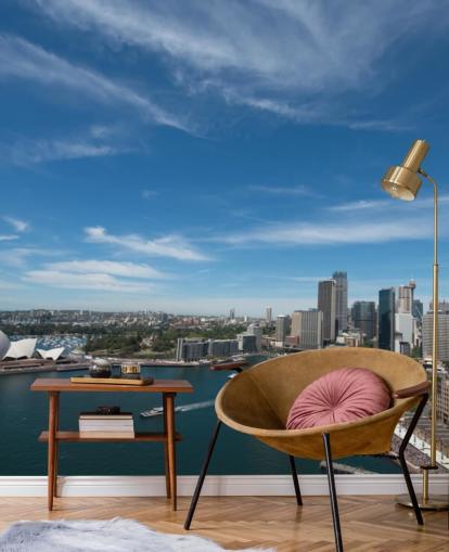 Operahuset är ett landmärke i Sydney tapet