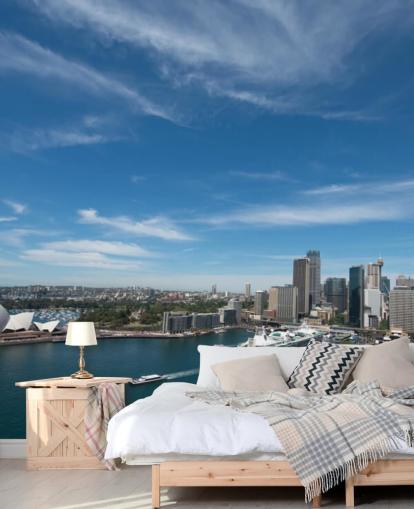 Opera house is het herkenningspunt van Sydney behang Opera house is het herkenningspunt van Sydney behang