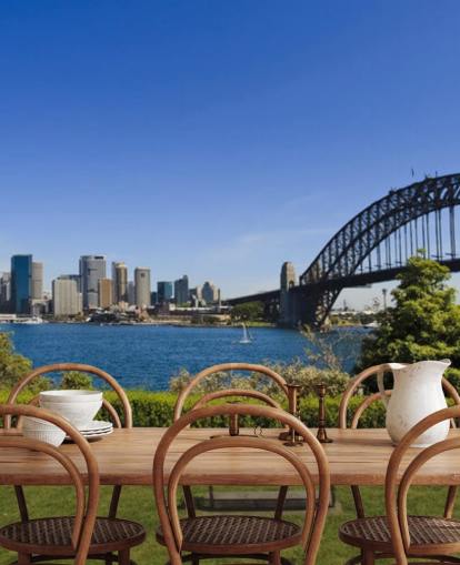 Papel de parede para celular gratis SKY Mils Point Day Park Bench