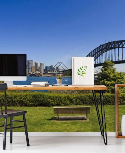 SY Mils Point Tagparkbank Tapete