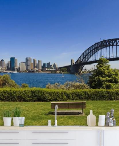 SY Mils Point Day Park Bench wallpaper