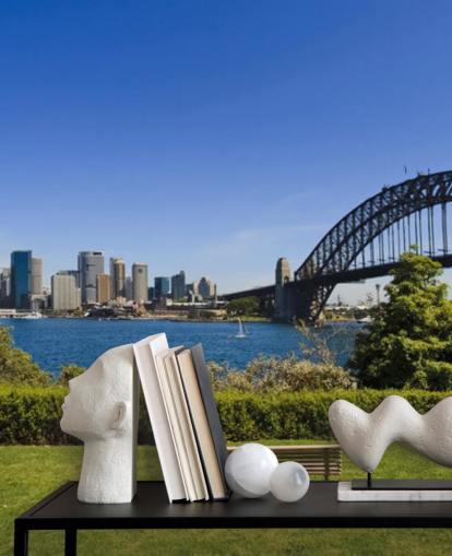 SY Mils Point Day Park Bench carta da parati