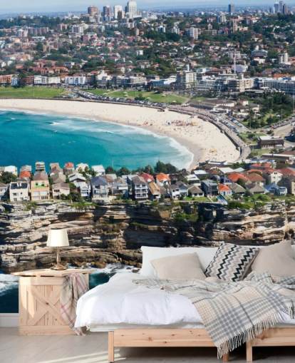 fondo de pantalla de zapato de caballo con arena blanca playa por ciudad