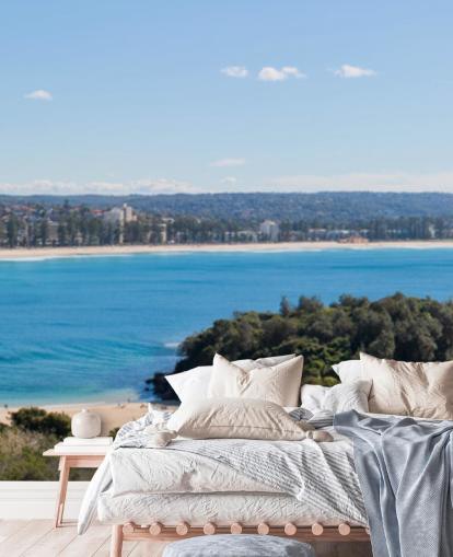 Manly Beach Australia - Panoramisch behang