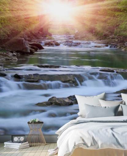 Mountain River Tapete