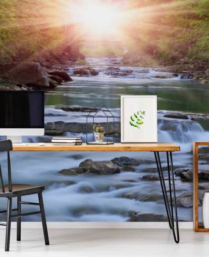 Mountain River behang