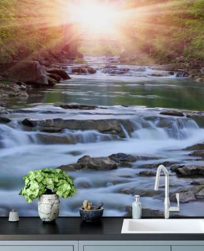 Mountain River Wallpaper