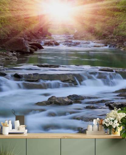 Papel Pintado Mountain River