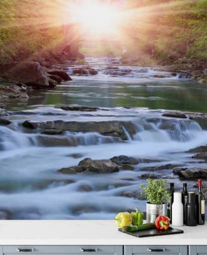 Mountain River Wallpaper