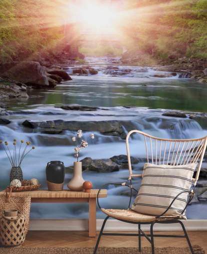 Mountain River Tapete