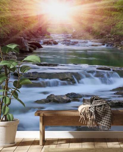 Papel Pintado Mountain River