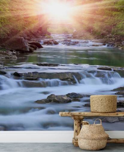 Mountain River Tapete