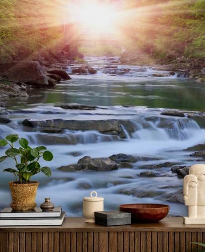 Papel de parede Mountain River Papel de parede Mountain River