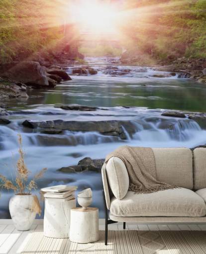 Papel de parede Mountain River Papel de parede Mountain River