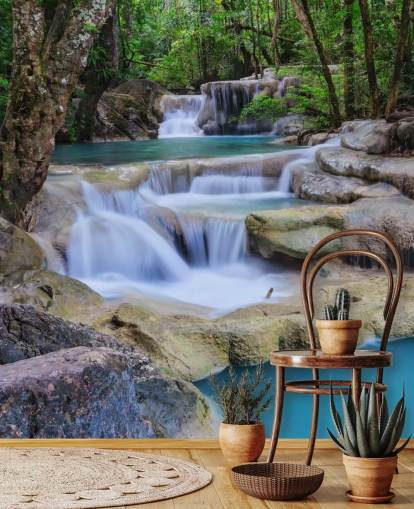 Smooth Waterfall Wall Mural Smooth Waterfall Wall Mural