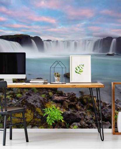 Icelandic Waterfall Wallpaper Icelandic Waterfall Wallpaper