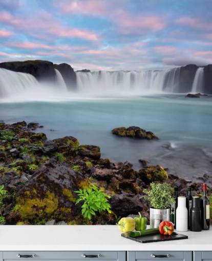 Icelandic Waterfall Wallpaper