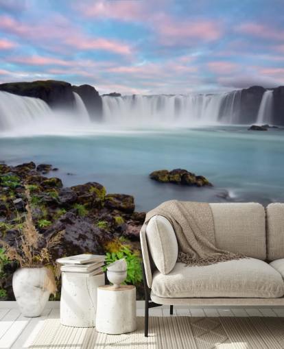 Papier peint Icelandic Waterfall