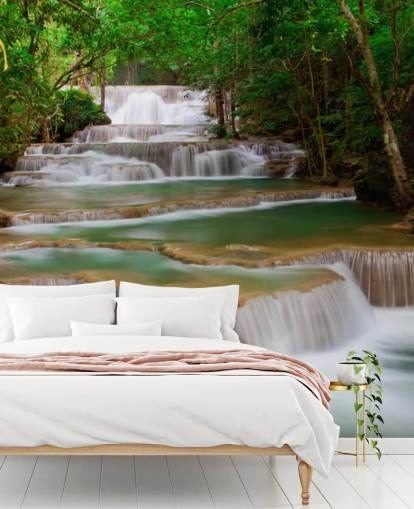 Tropisches Wasserfall-Wandbild