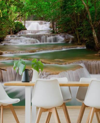 Tropical Waterfall Wall Mural Tropical Waterfall Wall Mural