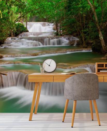 Tropisches Wasserfall-Wandbild