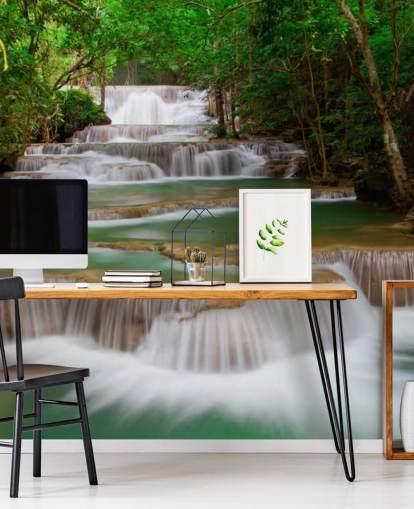 Tropical Waterfall Wall Mural Tropical Waterfall Wall Mural