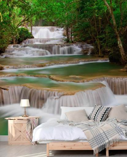 Tropical Waterfall Wall Mural