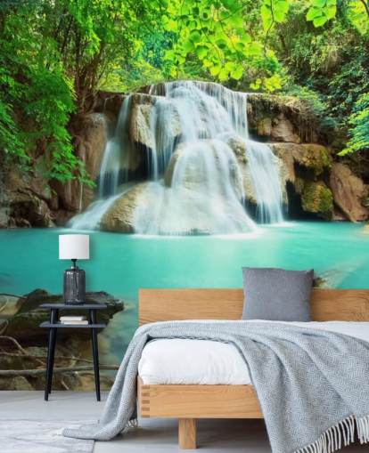 Tropical Waterfall Wallpaper Tropical Waterfall Wallpaper