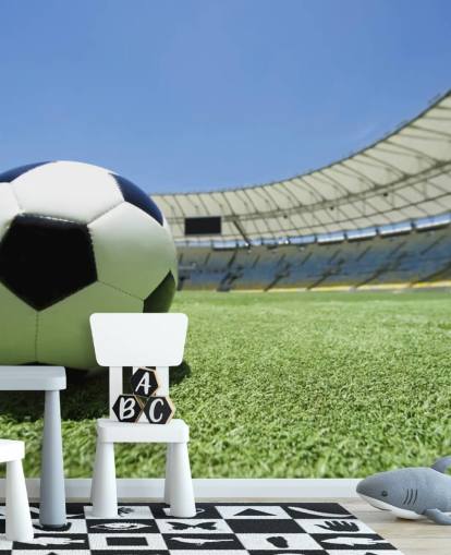 Jalkapallostadionin seinämaalaus