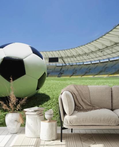 Football Stadium Wall Mural