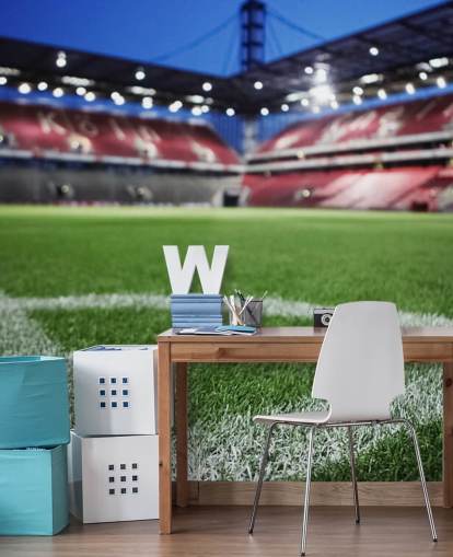 Primi piani di erba sul campo da calcio carta da parati Primi piani di erba sul campo da calcio carta da parati