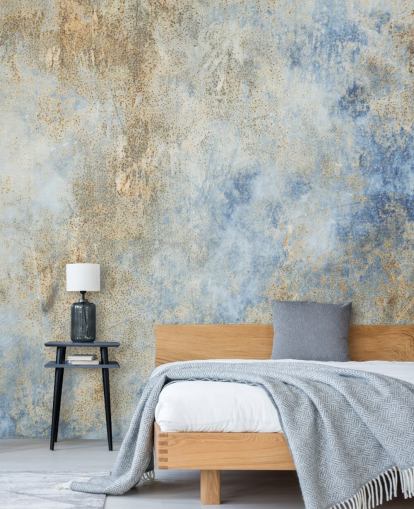 blått og gull tilpasset industrielt tapet kalt Blue Oxidize 