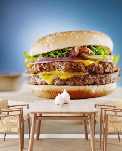 Large Hamburger Wallpaper