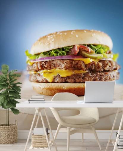 Large Hamburger Wallpaper