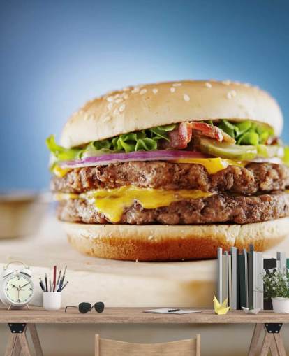 Papel pintado Hamburguesa grande