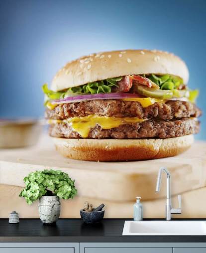 Large Hamburger Wallpaper