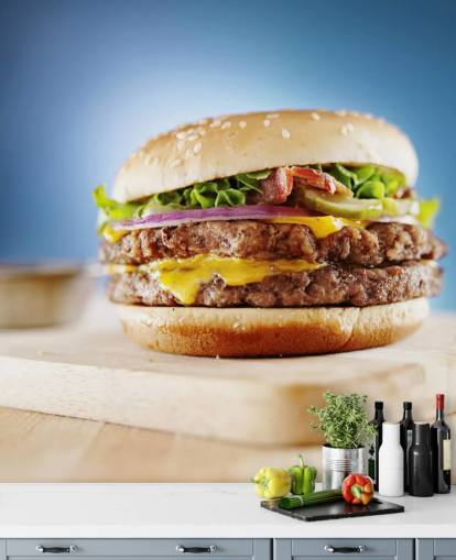 Large Hamburger Wallpaper