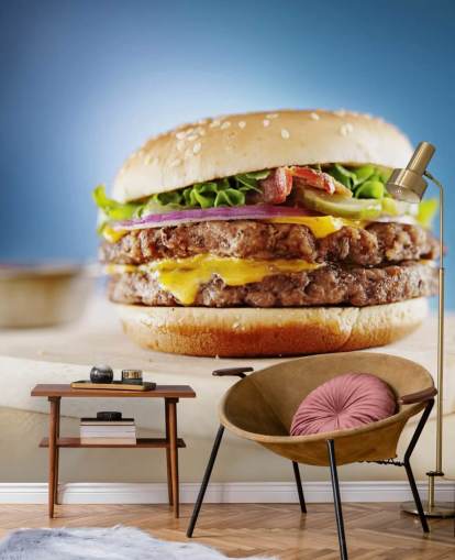 Large Hamburger Wallpaper