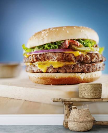 Large Hamburger Wallpaper