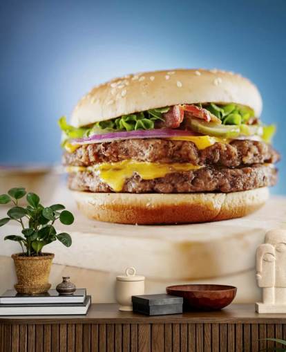Large Hamburger Wallpaper