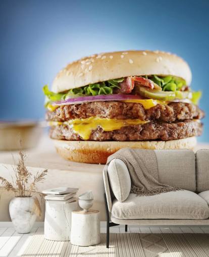 Large Hamburger Wallpaper Large Hamburger Wallpaper
