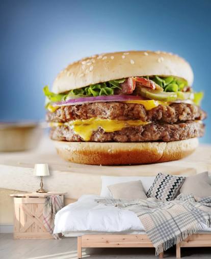 Large Hamburger Wallpaper