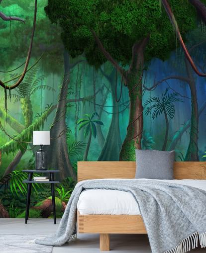 Papier peint Fantasy Jungle