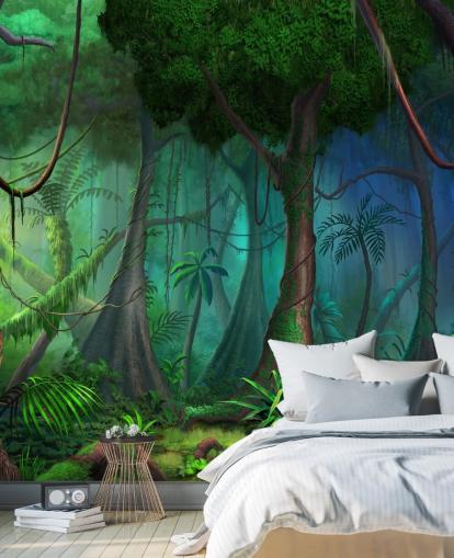 Papier peint Fantasy Jungle