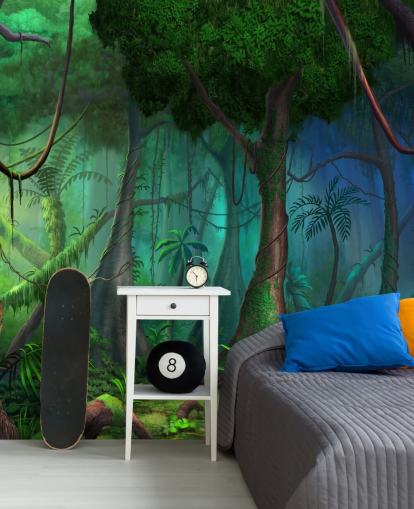 Fantasy Jungle-achtergrond Fantasy Jungle-achtergrond