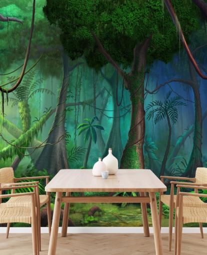 Fantasy Jungle Bakgrunn