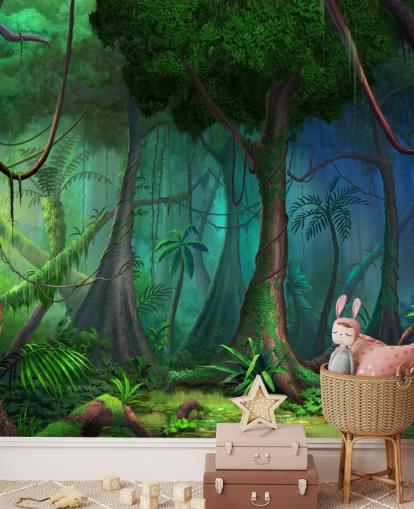 Fantasy Jungle Bakgrund