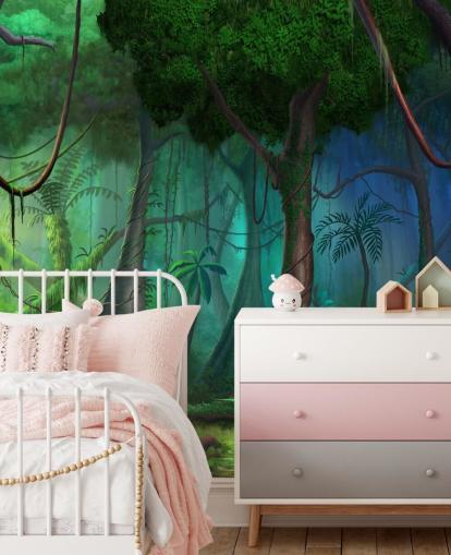 Carta da parati Fantasy Jungle